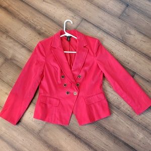 White House Black Market red blazer jacket